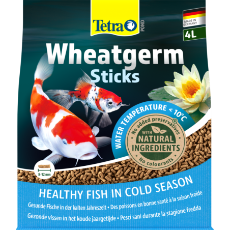Tetra Pond Wheatgerm Sticks - 4L