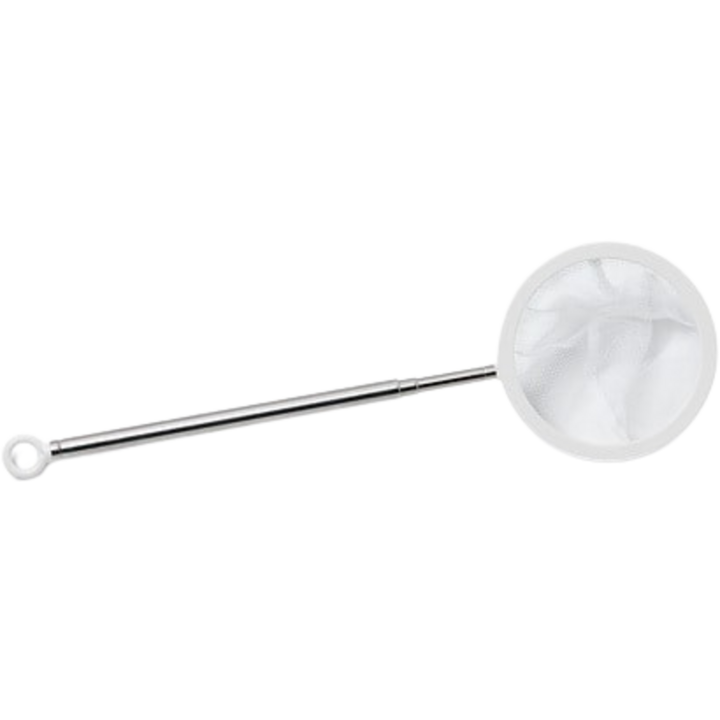 Oase Teleskopnetz rund - weiß