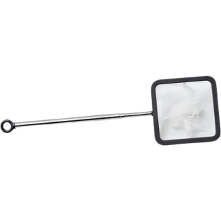 Oase Teleskopnetz eckig - schwarz