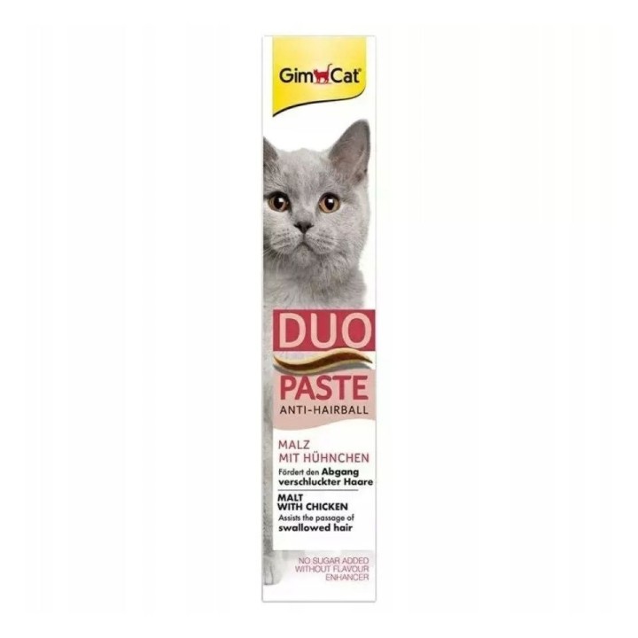 GIMCAT Duo Paste Anti-Hairball Malt&amp,Chicken 50 g