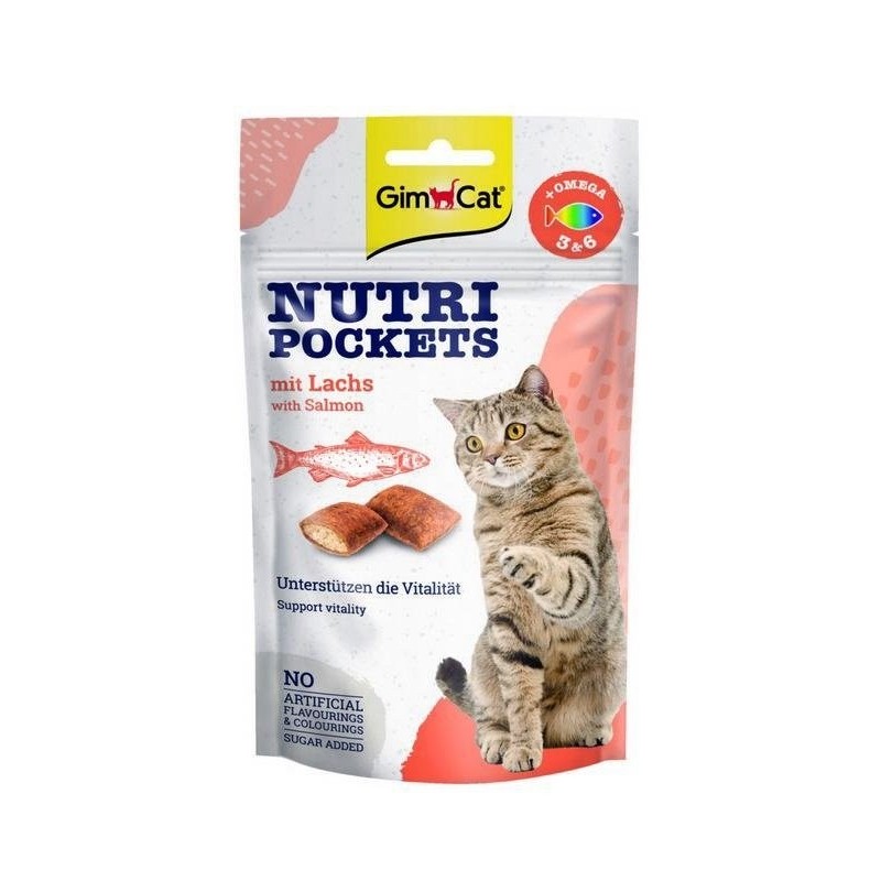 GIMCAT Nutri Pockets with Salmon 60 g