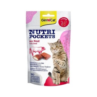 GIMCAT Nutri Pockets with Beef 60 g