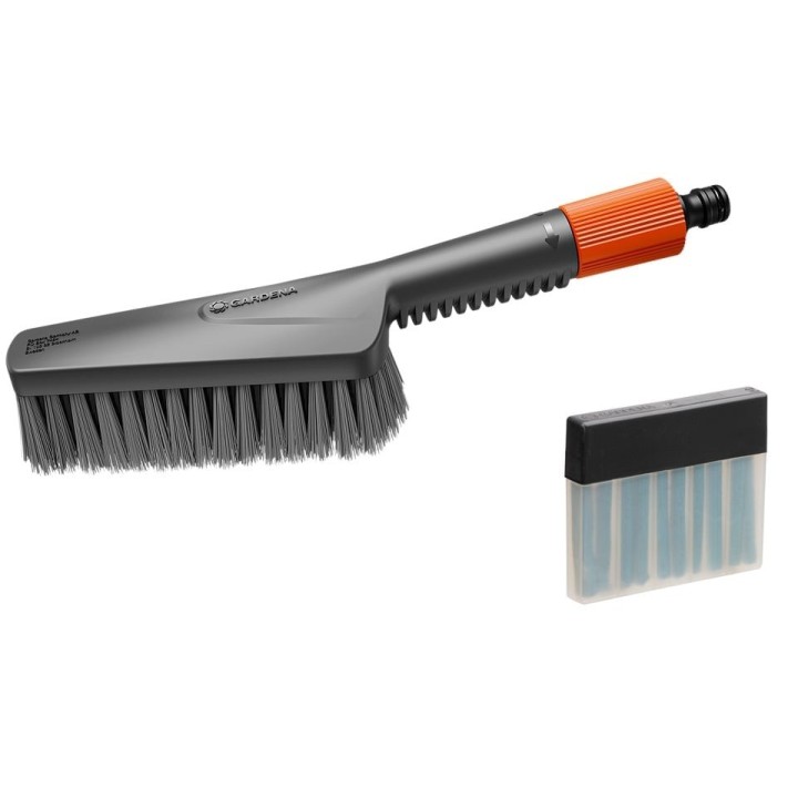 GARDENA Cleansystem Soft-Handbürste S mit Seifenkartuschen