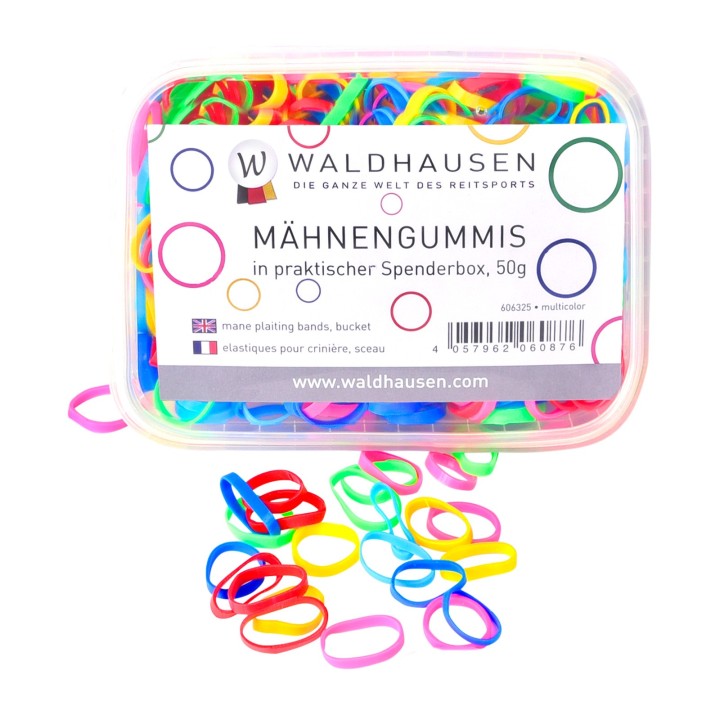 Extra breite Haargummis mit Spenderbox Waldhausen