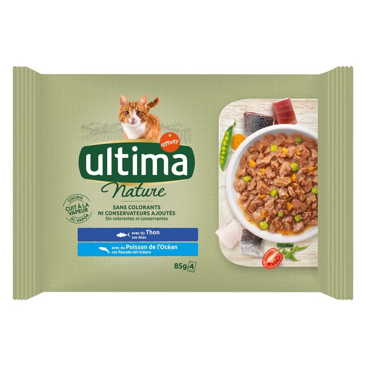 Ultima Cat Nature 4 x 85 g - Thunfisch & Ozeanfisch