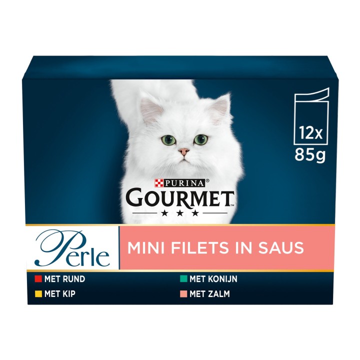 Gourmet Perle Mini Filets - Mix - 96 x 85 g