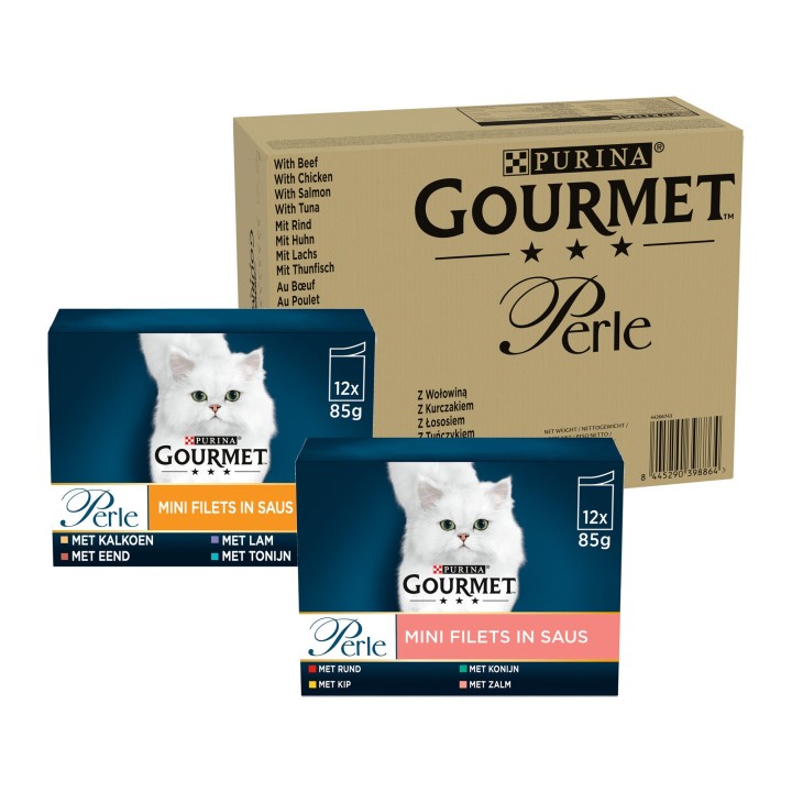 GOURMET Perle Mini-Filets - 12 x 85 g