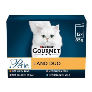 Gourmet Perle Duo Mini Filets - Land und Meer - 12 x 85 g