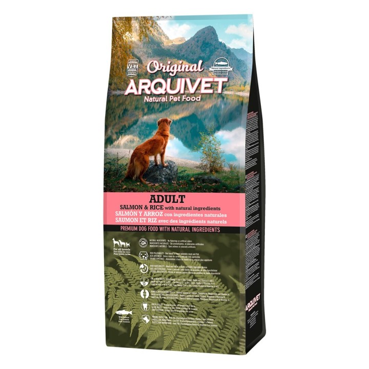 Arquivet Original Dog Adult Lachs & Reis - 12 kg