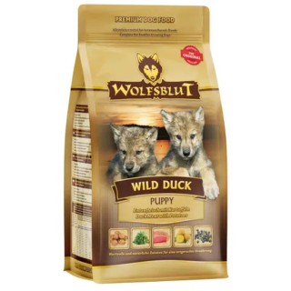 WOLFSBLUT Hundetrockenfutter Wild Duck Puppy Ente & Kartoffel - 500 g