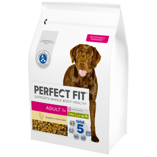 PERFECT FIT Adult 1+: Trockenvollnahrung mit Huhn für adulte Hunde großer Rassen 2,6kg