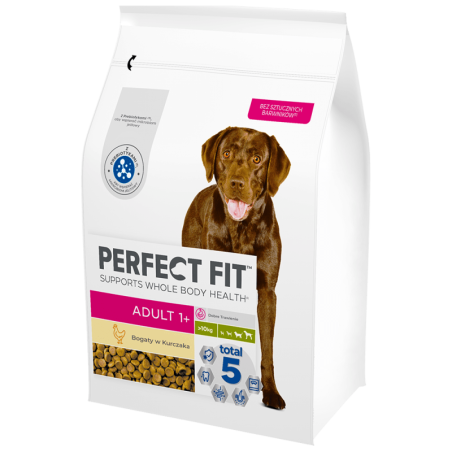 PERFECT FIT Adult 1+: Trockenvollnahrung mit Huhn für adulte Hunde großer Rassen 2,6kg