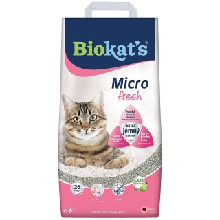 BIOKAT'S Micro Fresh 3x6 l feines Bentonit-Grieß