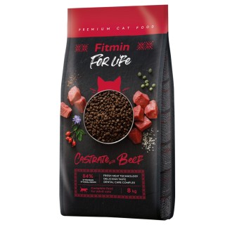 Fitmin Cat For Life Castrate mit Rind - 8 kg