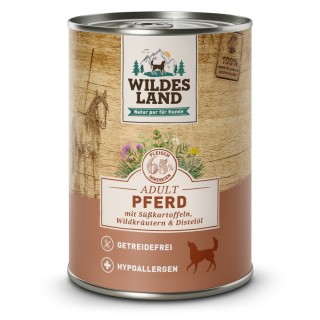Wildes Land | Pferd mit Süßkartoffel | Classic Adult | 30 x 400 g