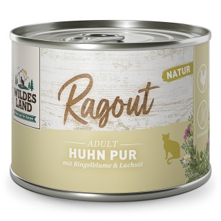 Wildes Land | Huhn Pur mit Ringelblume | Ragout | 30 x 180 g