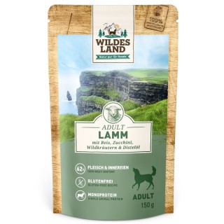 Wildes Land | Lamm mit Reis | Classic Adult | 40 x 150 g