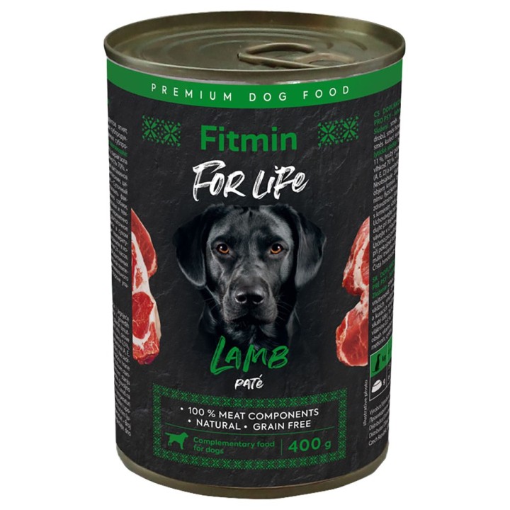 Fitmin Dog For Life 6 x 400 g - Lamm