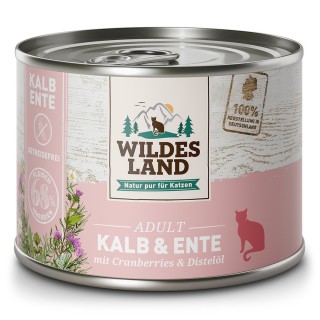 Wildes Land | Kalb und Ente | Classic Adult | 30 x 200 g
