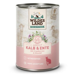 Wildes Land | Kalb und Ente | Classic Adult | 30 x 400 g