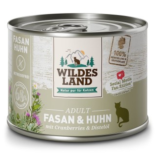 Wildes Land | Fasan und Huhn | Classic Adult | 30 x 200 g