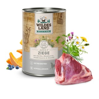 Wildes Land | Ziege mit Kürbis | Classic Adult | 30 x 400 g