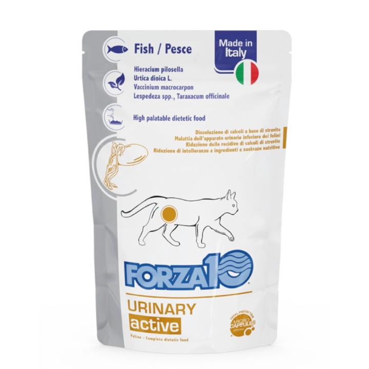 Forza 10 Urinary Actiwet für Katzen 12 x 100 g - Fisch