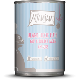 Mjamjam Soßenschmaus Pute und Lachs - 380 g