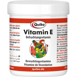 Quiko Vitamin E Kanarien, Sittiche und Ziervögel - 50 g
