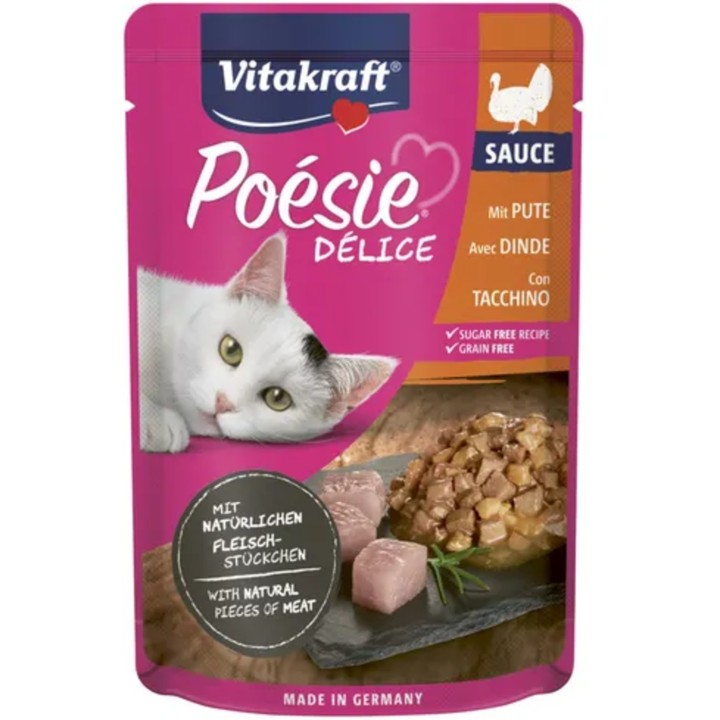 Vitakraft Katzennassfutter Poésie® Délice Sauce + - Putenbrust