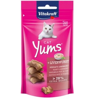 Vitakraft Katzensnack Cat Yums® + - Leberwurst