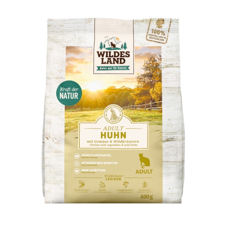 Wildes Land Cat Huhn & Gartengemüse - 400 g