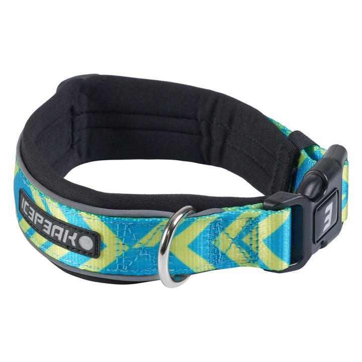 Icepeak Pet®Live Soft Halsband, aqua - Größe S: 30 - 40 cm Halsumfang, 20 mm breit
