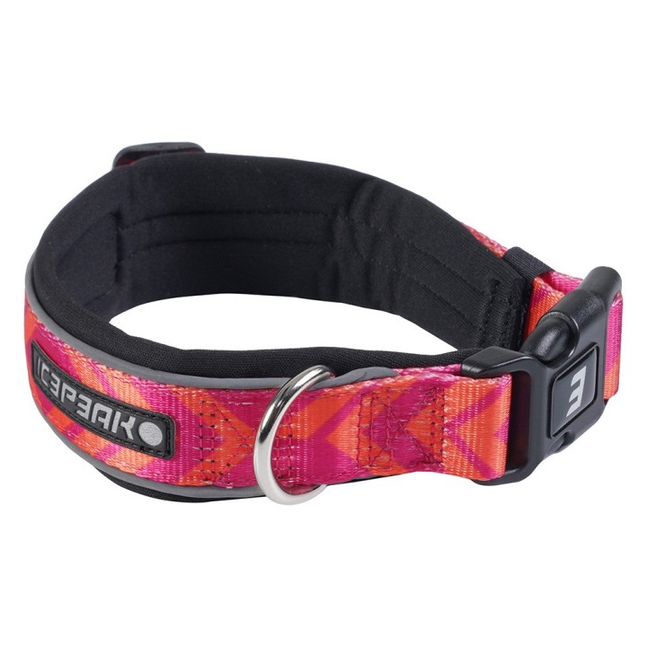 Icepeak Pet®Live Soft Halsband, cranberry - Größe S: 30 - 40 cm Halsumfang, 20 mm breit