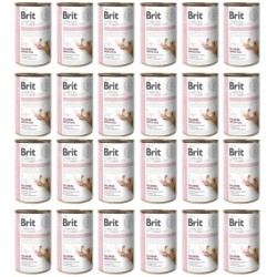 BRIT Veterinary Diet Hypoallergenic Salmon&amp,Pea Allergikerfutter für Hunde 24x400g