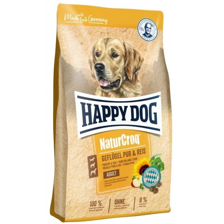 HAPPY DOG NaturCroq Geflügel und Reis 11kg