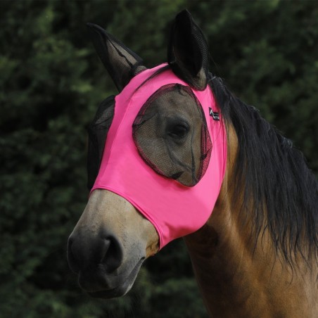 Fliegenhaube für Pferde aus dehnbarem Lycra Pro-Tech