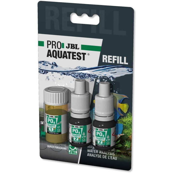 Wassertest für den Teich JBL ProAquaTest PO4 Phosphat Sensitiv Refill