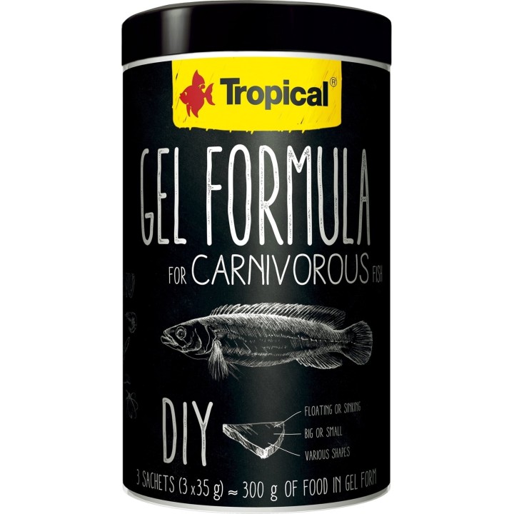 Tropical Gel Formula for Carnivorous Fish - 1.000 ml