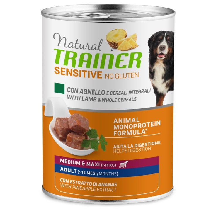 Natural Trainer Sensitive No Gluten Adult  - 400 g Lamm & Vollkorngetreide