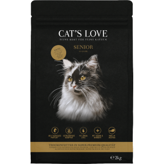 CAT's LOVE Katzen Trockenfutter "Senior Ente" - 400 g