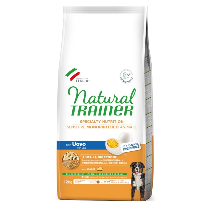 Natural Trainer Sensitive Adult Medium & Maxi mit Ei - 12 kg