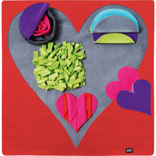 Knauder's Best Sniffpad Schnüffelrasen Heart - 1 Stk