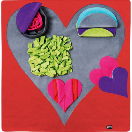 Knauder's Best Sniffpad Schnüffelrasen Heart - 1 Stk