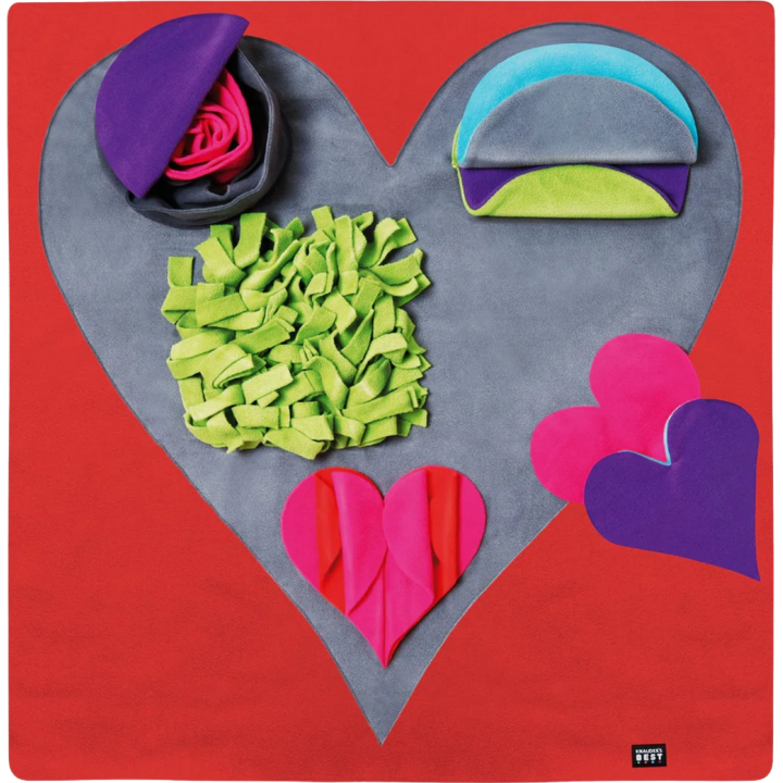 Knauder's Best Sniffpad Schnüffelrasen Heart - 1 Stk
