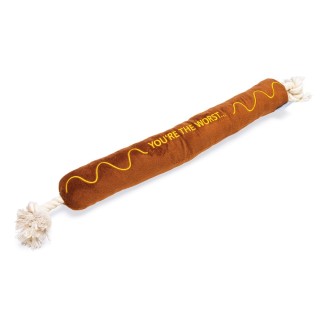 beeztees Hundespielzeug Grillwurst mit Seil - ca. Ø 7 x L 60 cm