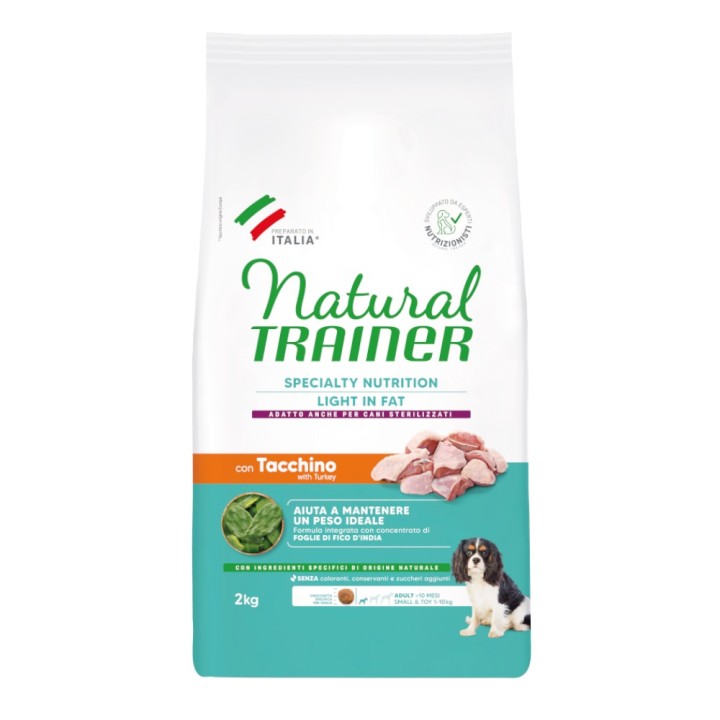 Natural Trainer Light in Fat Adult Small & Toy mit Pute - 2 kg