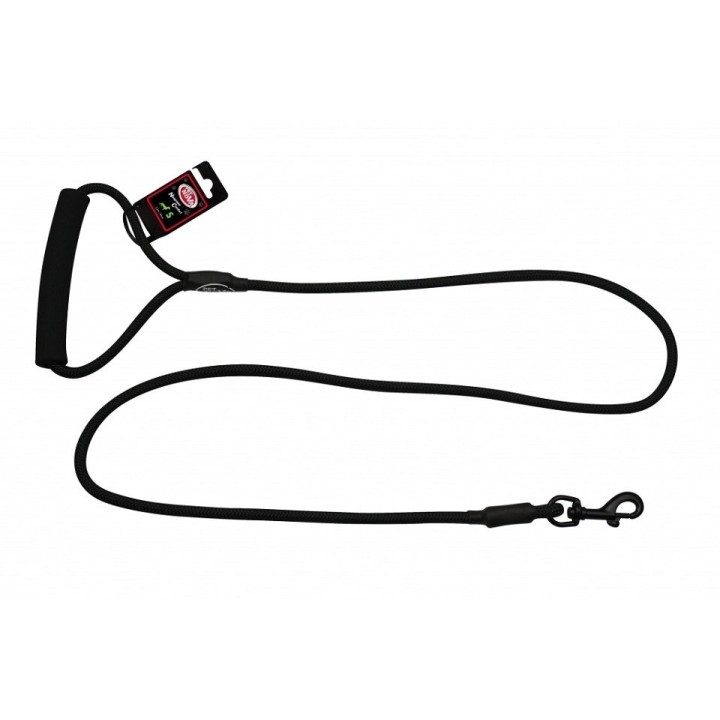 PET NOVA Nylon-Lanyard mit Griffschnur 120 cm / 0,8 cm schwarz