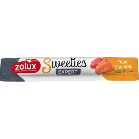 ZOLUX SWEETIES Creme-Katzenleckerli mit Thunfisch und Lachs 14 g