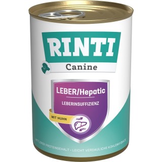 RINTI Canine Liver Leber Hepatic Chicken Huhn 400 g